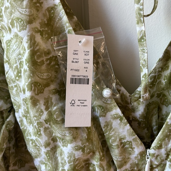 NWT J Crew Peplum Top size 4 - Picture 6 of 7